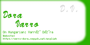 dora varro business card